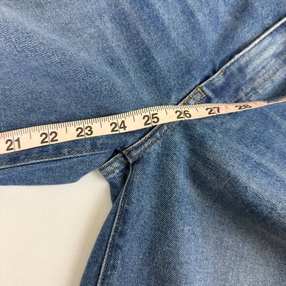 NWOT KHAITE “Vivian” High-Rise Cropped Kick-Flare Jeans • Size 26 • Raw Hem - Picture 9 of 10